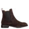 Unisa leren enkelboots - donkerbruin