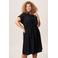 Miss Etam Plus midi jurk met ceintuur - zwart