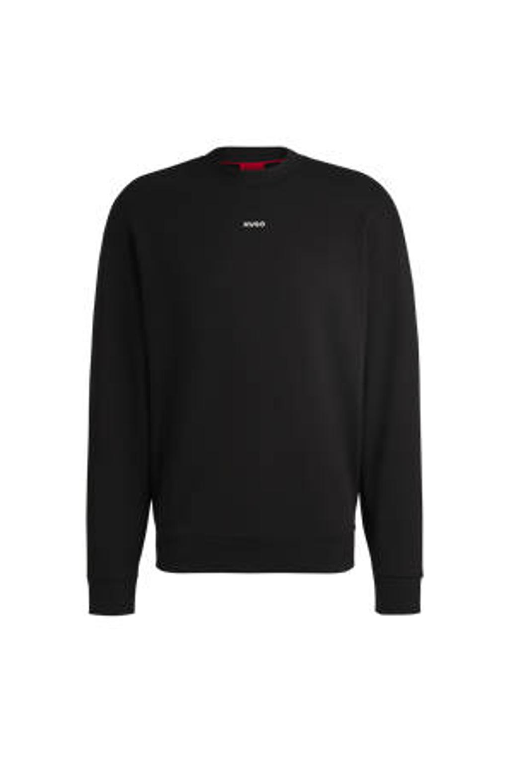 HUGO relaxed fit sweater - zwart