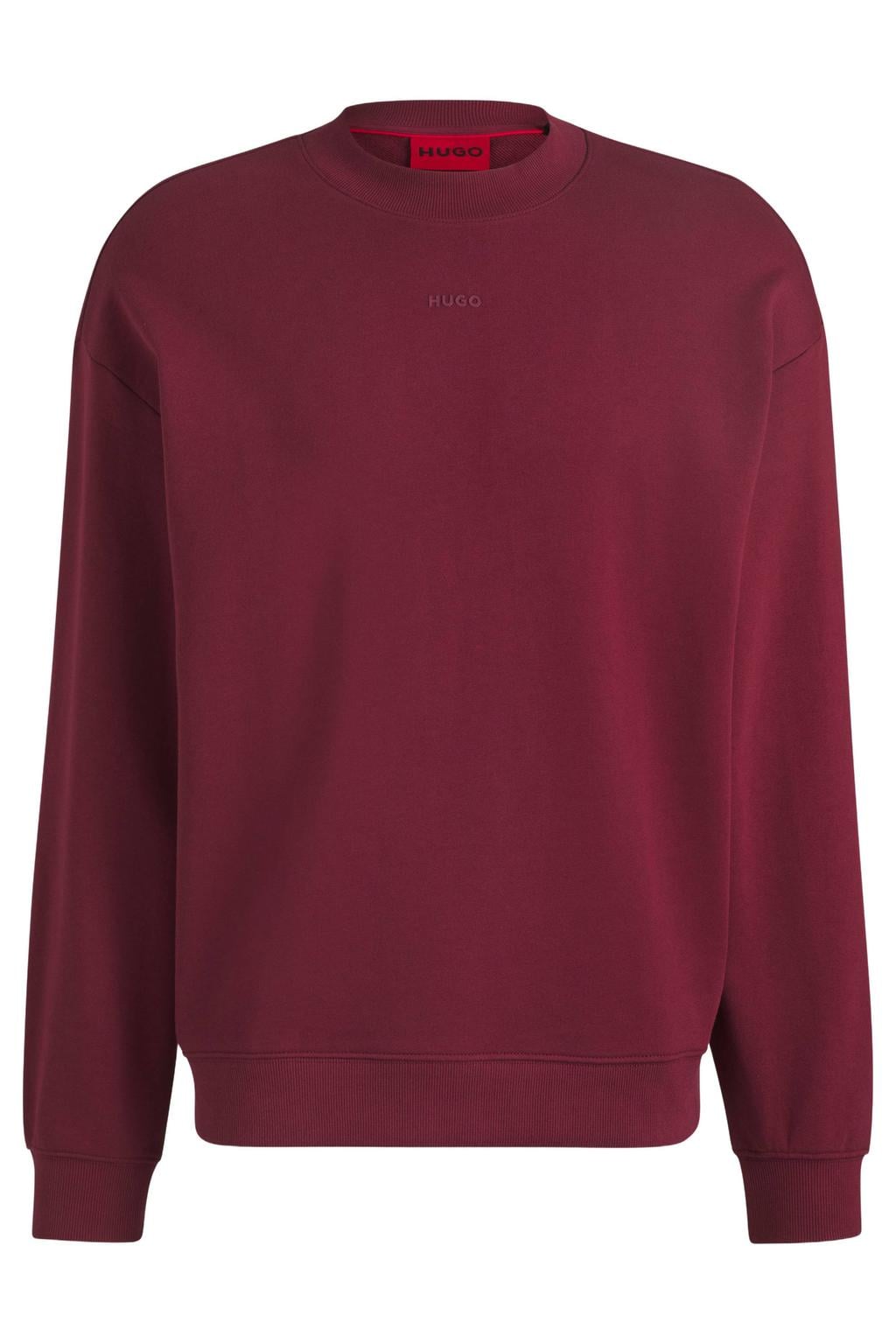 HUGO relaxed fit sweater - dark pink