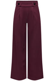 thumbnail: JDY jersey wide leg palazzobroek - donkerrood