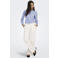 JDY rechtvallend gestreepte blouse - blauw