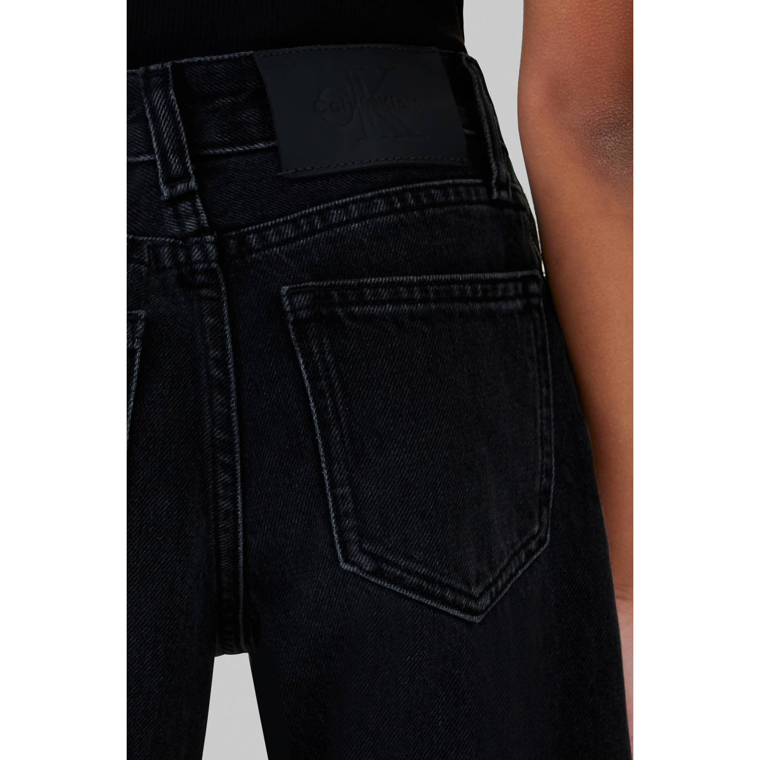 Calvin Klein wide leg jeans zwart