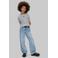 Calvin Klein gestreepte longsleeve - wit/zwart