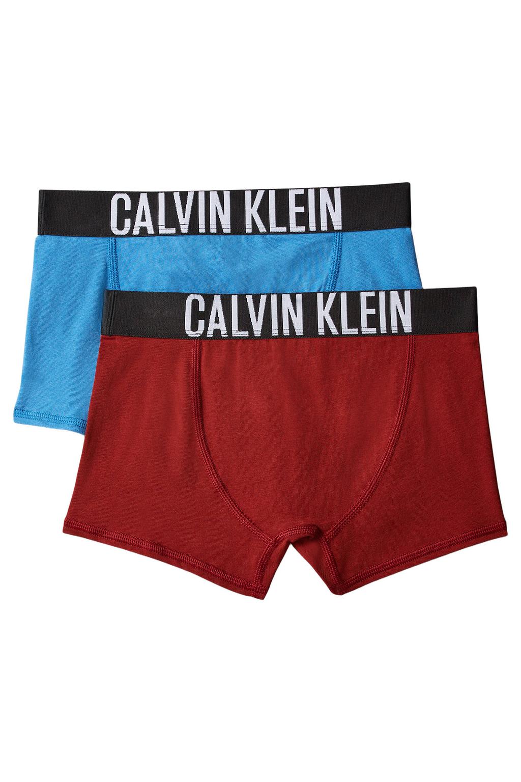 Calvin Klein boxershorts - rood/blauw (set van 2)