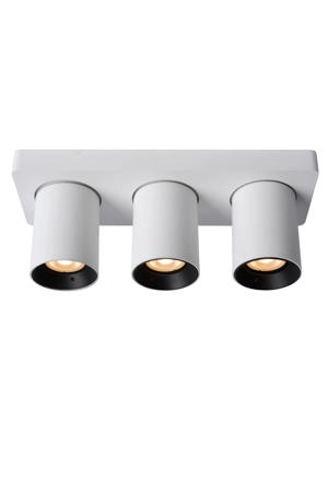 NIGEL - Plafondspot - LED Dim to warm - GU10 - 3x5W 2200K/3000K - Wit
