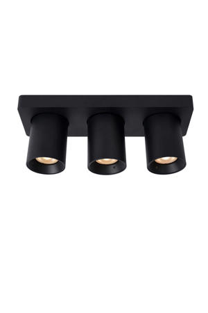 NIGEL - Plafondspot - LED Dim to warm - GU10 - 3x5W 2200K/3000K - Zwart