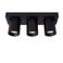 Lucide NIGEL - Plafondspot - LED Dim to warm - GU10 - 3x5W 2200K/3000K - Zwart