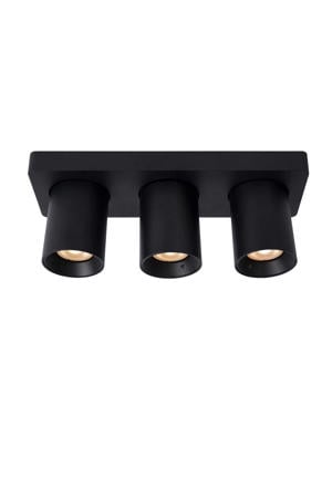 NIGEL - Plafondspot - LED Dim to warm - GU10 - 3x5W 2200K/3000K - Zwart