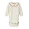 LIL' ATELIER BABY romper met borduursels - beige