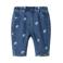 LIL' ATELIER BABY NBMLIVO loose fit jeans met print - donkerblauw