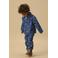 LIL' ATELIER MINI denim overshirt met print - Dark blue denim