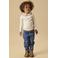 LIL' ATELIER MINI longsleeve met borduursels - beige