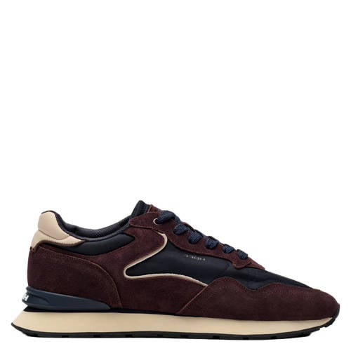 HOFF City leren suède sneakers donkerbruin