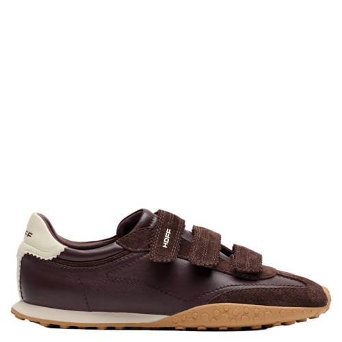 HOFF Bridge leren sneakers donkerbruin
