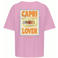 ONLY T-shirt met backprint - roze