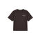 VERO MODA rechtvallend T-shirt met backprint - donkerbruin