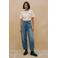 VERO MODA rechtvallend T-shirt met backprint - ecru