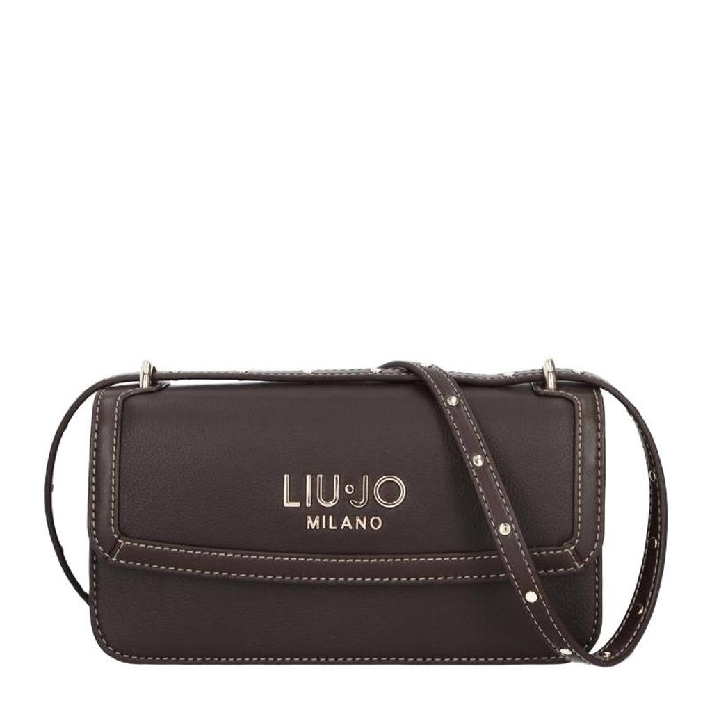 Liu Jo crossbody tas Evrim donkerbruin