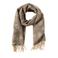 Liu Jo sjaal met logoprint taupe