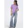 ONLY rechtvallend T-shirt - lila