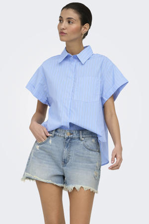 gestreept T-shirt - blauw
