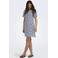 ONLY korte gebloemde zomerjurk - blauw