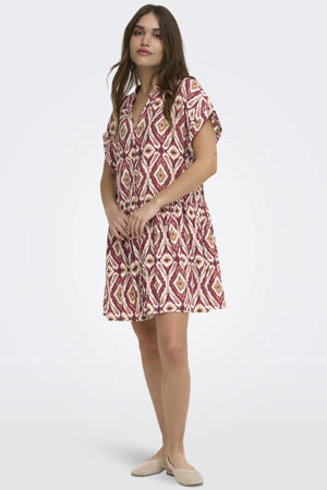 blousejurk met print - meerkleurig