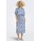 ONLY blousejurk met ceintuur en print - meerkleurig