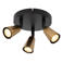 Lucide dimbare metalen opbouwspot GU10 28.3x24.5 cm - champagne