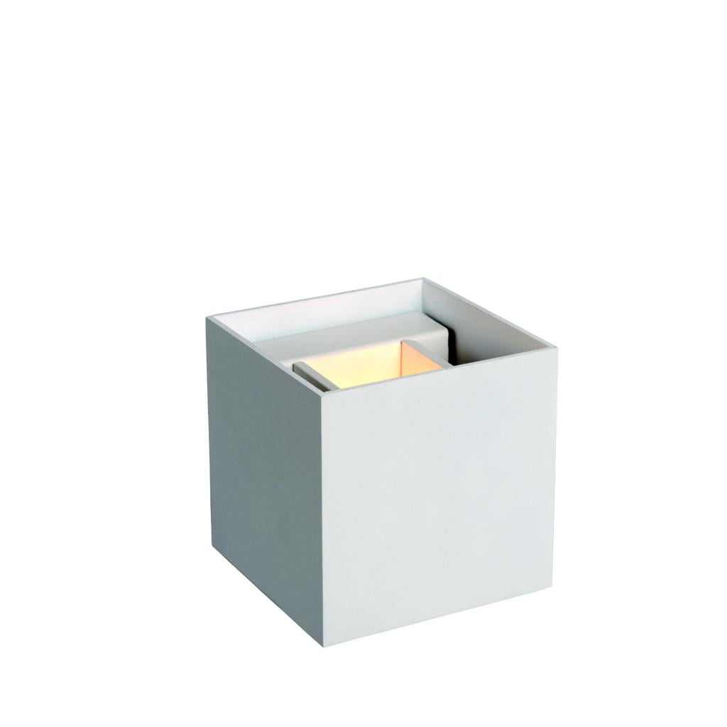 Lucide metalen dimbare LED badkamerverlichting 10x10 cm - wit