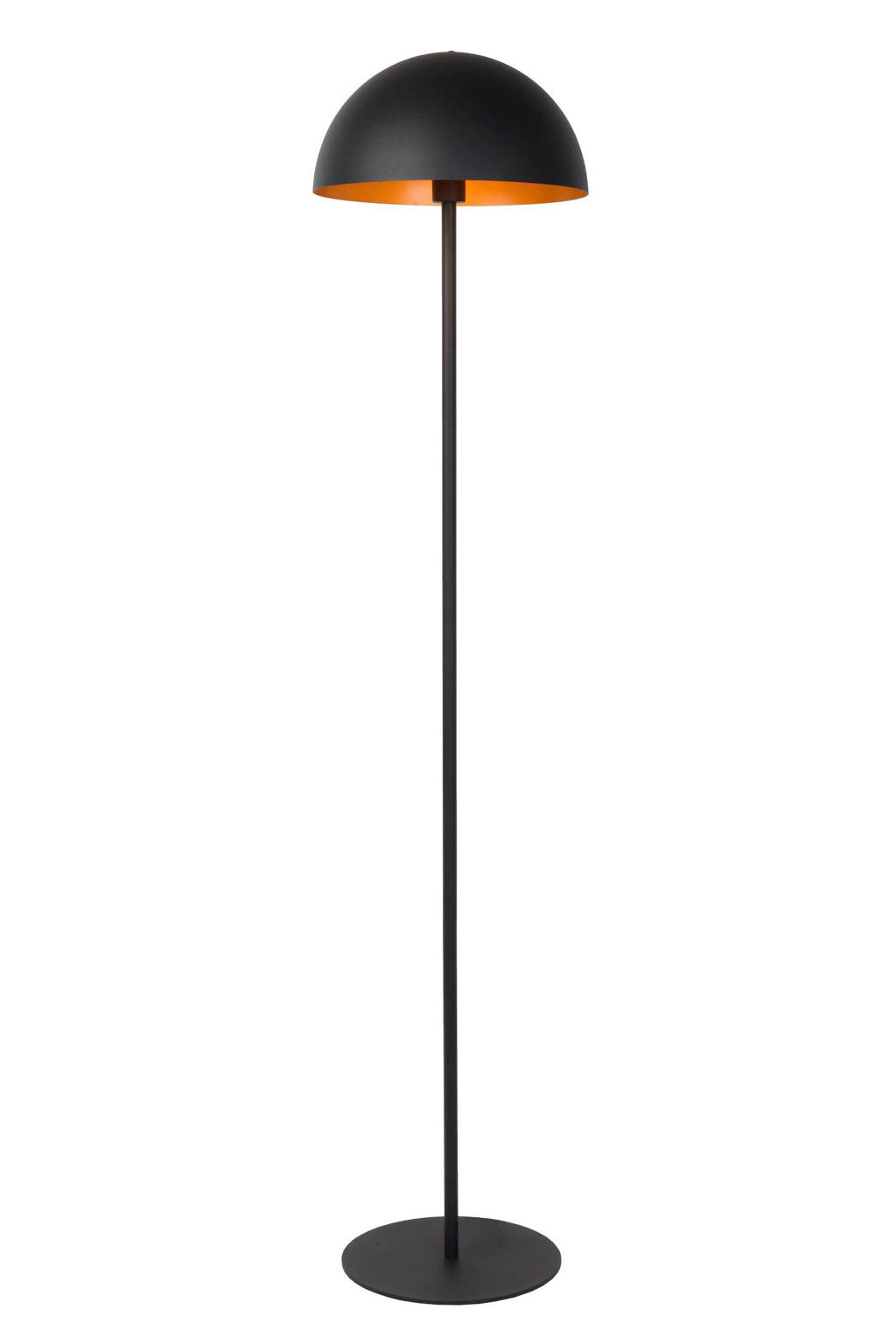 Lucide stalen vloerlamp E27 35x35 cm - zwart