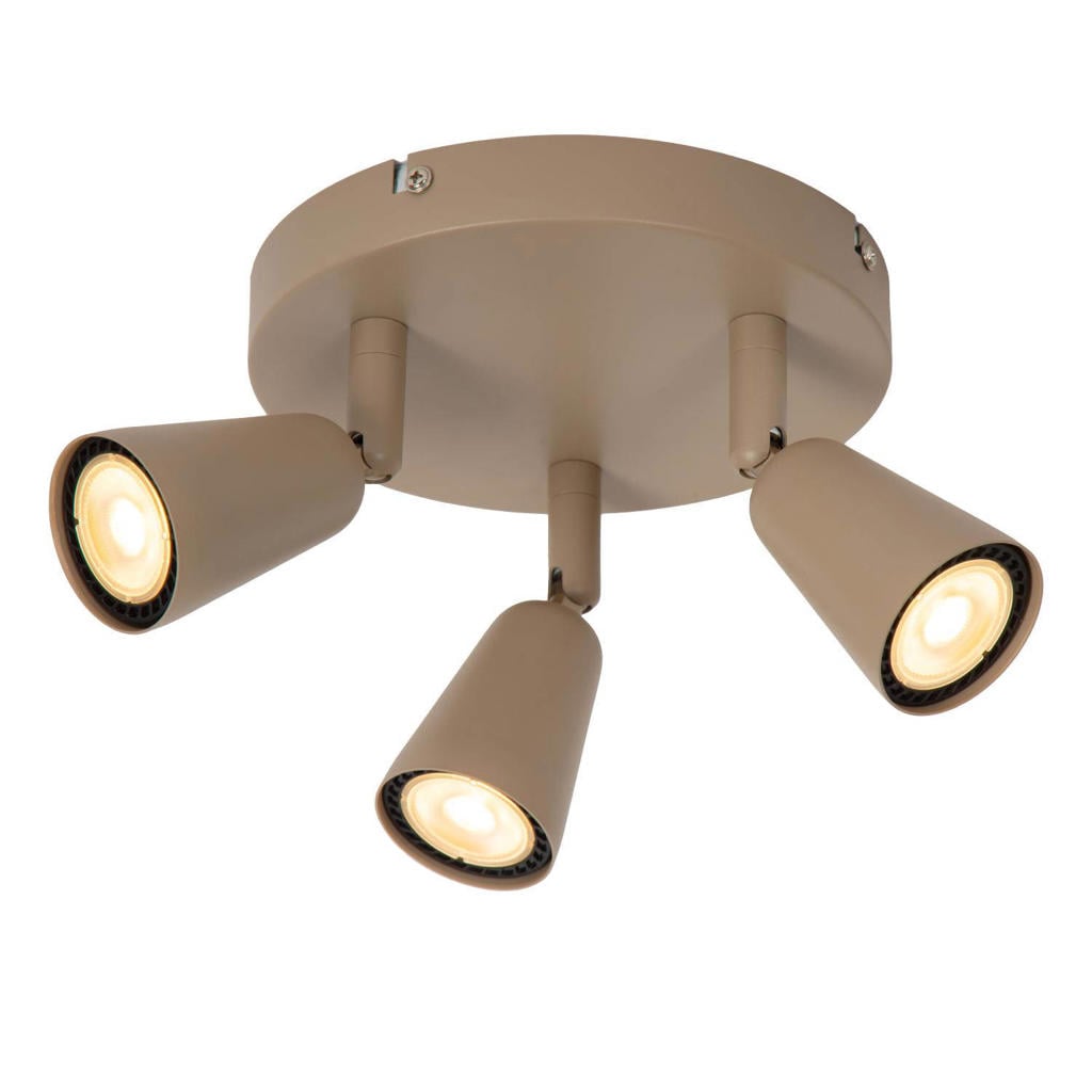 Lucide dimbare opbouwspot GU10 28.3x24.5 cm - taupe