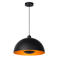 Lucide dimbare stalen hanglamp E27 Ø40 cm - zwart