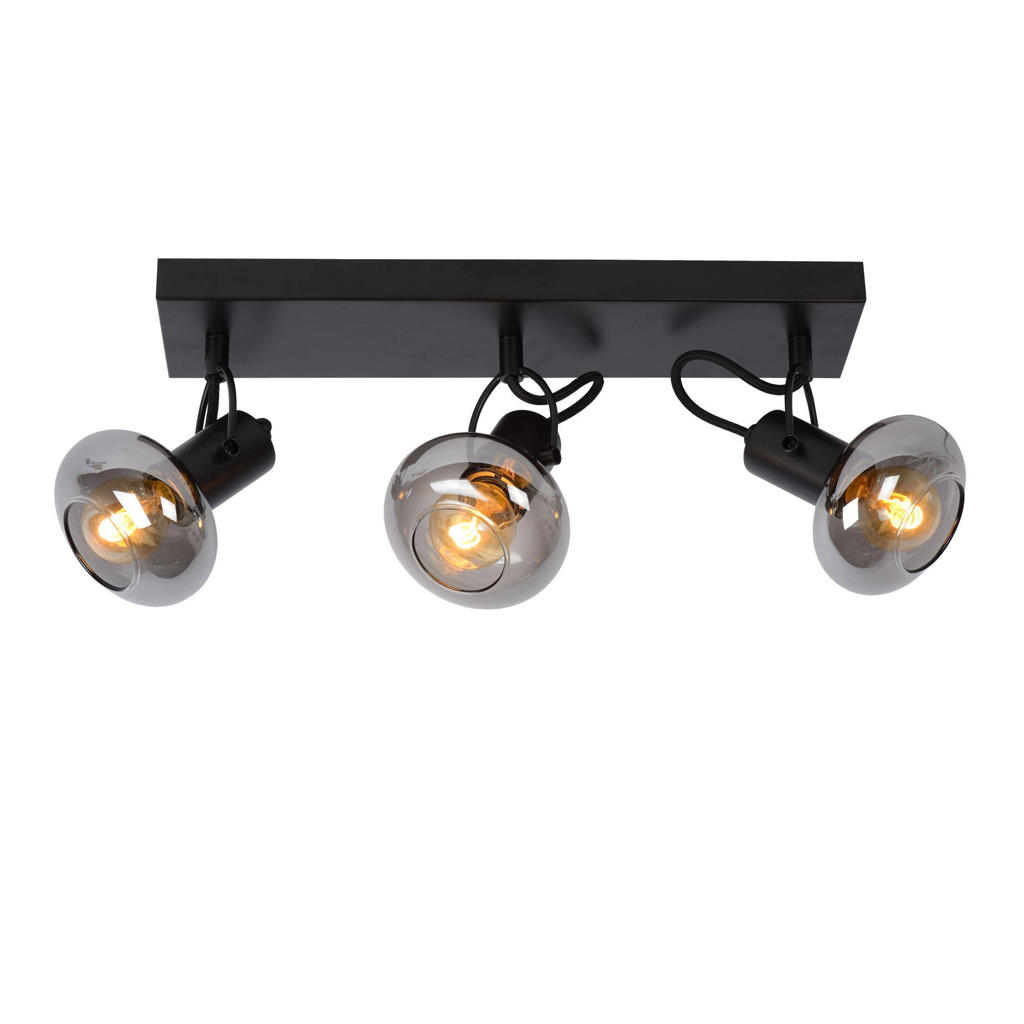 Lucide dimbare opbouwspot E14 38x9 cm - zwart