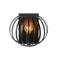 Lucide dimbare wandlamp E14 20.5x14 cm - zwart