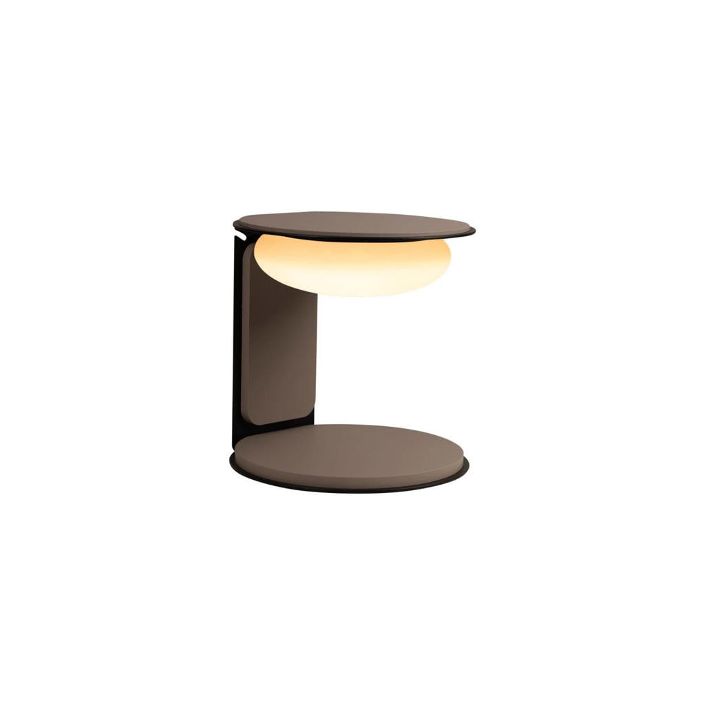 Lucide houten tafellamp - taupe