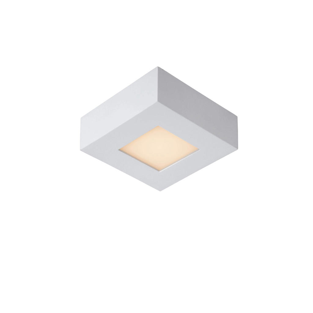 Lucide LED dimbare aluminium badkamerverlichting 10.8x10.8 cm - wit