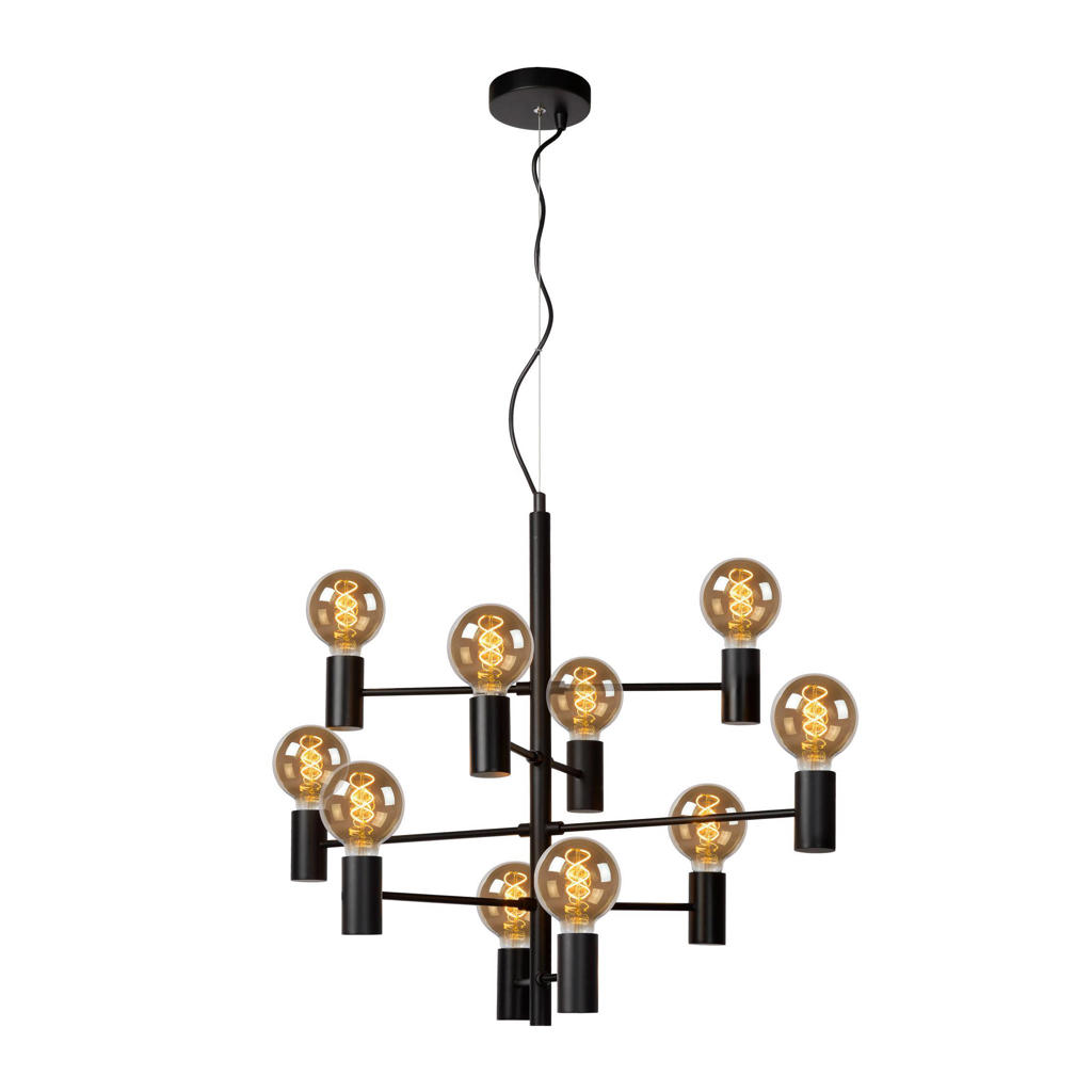 Lucide dimbare hanglamp E27 Ø65 cm - zwart