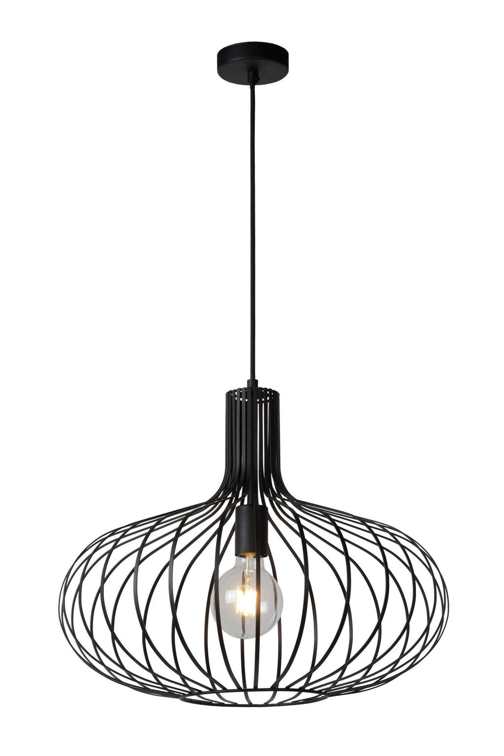 Lucide dimbare hanglamp E27 Ø 50 cm - zwart