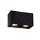 Lucide dimbare aluminium opbouwspot GU10 16.5x8 cm - zwart