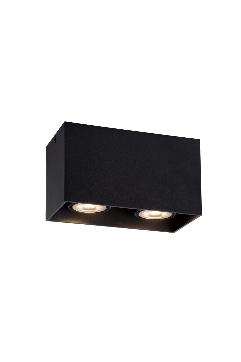 Lucide dimbare aluminium opbouwspot GU10 16.5x8 cm - zwart