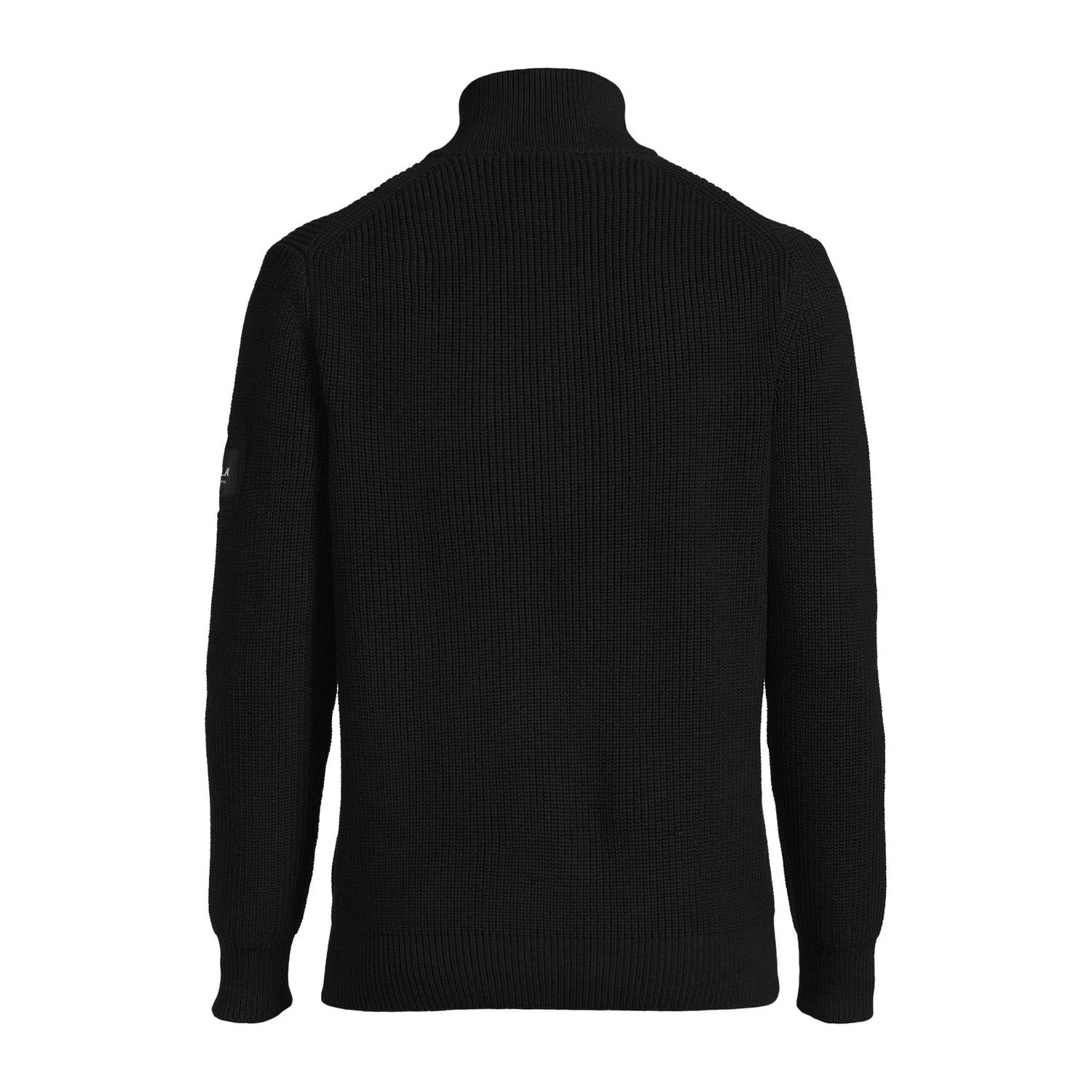REPLAY katoenen regular fit gebreide trui marineblauw