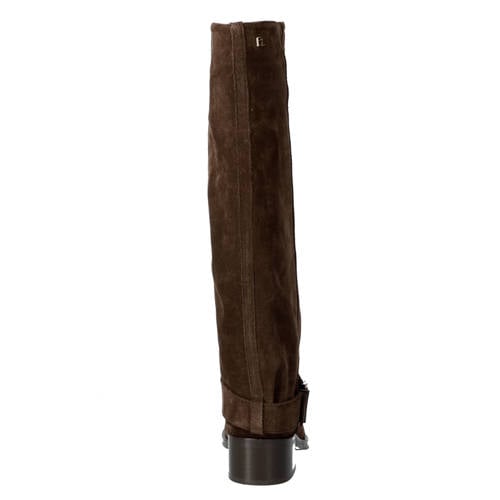 Babouche Aysha-2 suède laarzen bruin