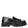 Babouche Bizou-105 chunky leren loafers - zwart