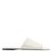 Mango leren slippers - ecru