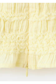 thumbnail: Mango top met ruches - lichtgeel