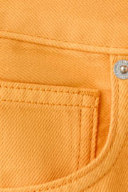thumbnail: Mango regular waist wide leg jeans - oranje