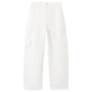 barrel jeans - wit