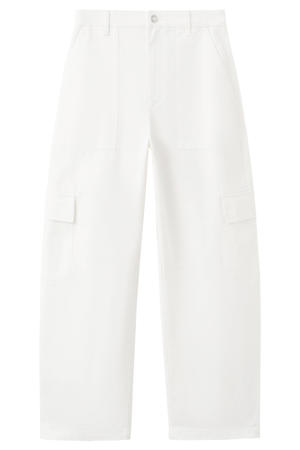 barrel jeans - wit